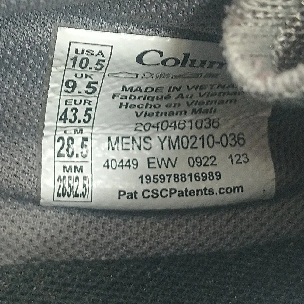 Columbia PFG Bahama Breathe Relax Mens 10.5 Grey Boat Shoes YM0210-036